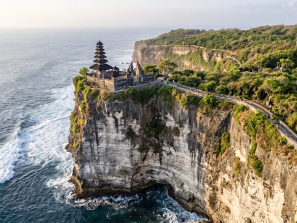 Uluwatu temple on the cliff of the Bukit peninsula, Bali